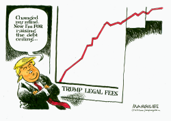 TRUMP LEGAL FEES by Jimmy Margulies