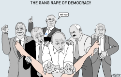 THA GANG RAPE OF DEMOCRACY by Rainer Hachfeld