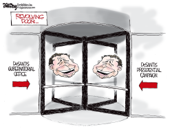 FLORIDA DESANTIS AND CAMPAIGN REVOLVING DOOR by Bill Day