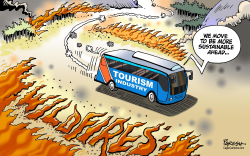 WILDFIRES AND TOURISM by Paresh Nath