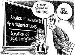 A NATION OF IMMIGRANTS by John Trever