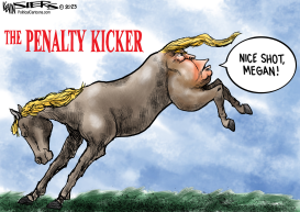 TRUMP ATTACKS US WOMEN'S SOCCER TEAM by Kevin Siers