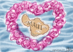 LAHAINA IN OUR HEARTS by Pat Bagley