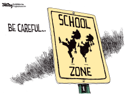 SCHOOL BEGINS BE CAREFUL by Bill Day