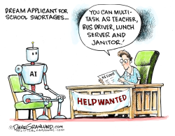 SCHOOLS HELP WANTED by Dave Granlund