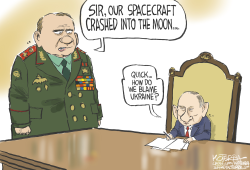 RUSSIAN SPACECRAFT CRASHES by Jeff Koterba