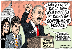 NOT SO FREEDOM CAUCUS by Monte Wolverton