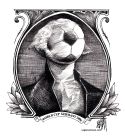 USA AND THE WORLD CUP by Angel Boligan