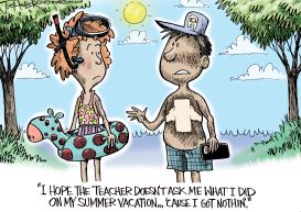 WHAT I DID ON VACATION by Joe Heller