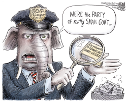 GOP THOUGHT POLICE by Adam Zyglis