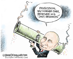 WAGNER LEADER KILLED by Dave Granlund