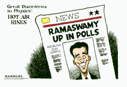 RAMASWAMY UP IN POLLS by Jimmy Margulies