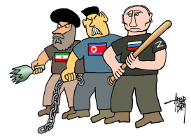 PUTIN AND FRIENDS by Arend van Dam