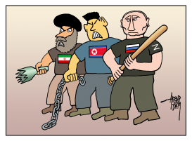 PUTIN AND FRIENDS by Arend van Dam