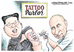 RUSSIA N KOREA ARMS  by Dave Granlund
