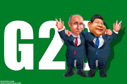 XI AND PUTIN NOT ATTENDING G20 SUMMIT by Bart van Leeuwen
