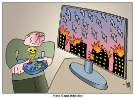 VIDEO GAME ADDICTED by Arend van Dam