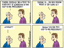A TEST FOR THE PRESIDENCY by Bob Englehart