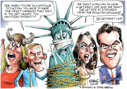 FREEDOM CAUCUS HOLDS U.S. HOSTAGE by Dave Whamond