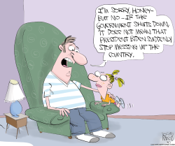GOVERNMENT SHUTDOWN HELPS by Gary McCoy