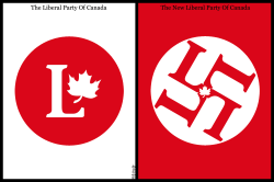 LIBERAL NAZI PARTY OF CANADA by NEMØ