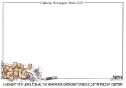 NATIONAL NEWSPAPER WEEK OCTOBER 1 by R.J. Matson