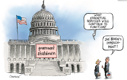 GOVERNMENT SHUTDOWN by Patrick Chappatte