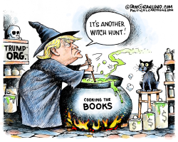 TRUMP COOKING THE BOOKS by Dave Granlund