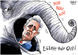 REPUBLICANS EAT THEIR OWN by Dave Whamond