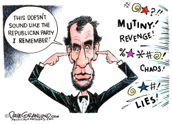 PARTY OF LINCOLN CHAOS by Dave Granlund