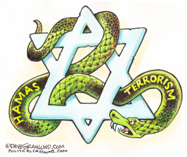 HAMAS TERRORISM VS ISRAEL by Dave Granlund
