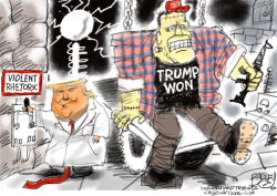 INCITEMENT TO VIOLENCE  by Pat Bagley
