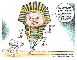SEN MENENDEZ AND EGYPT by Dave Granlund