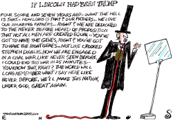 IF LINCOLN HAD BEEN TRUMP by Randall Enos