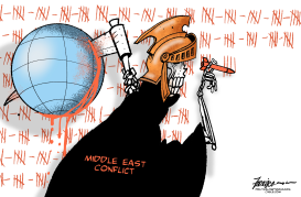 MIDDLE EAST CONFLICT by Manny Francisco