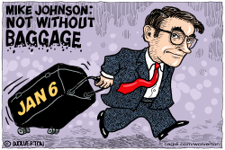 MIKE JOHNSON BAGGAGE by Monte Wolverton