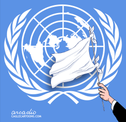 PEACE FOR THE UN. by Arcadio Esquivel