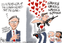 MIKE JOHNSON  by Pat Bagley