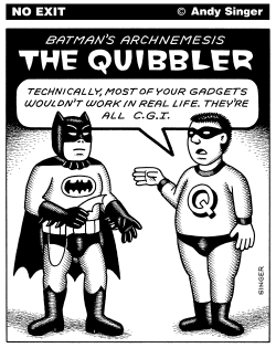 THE QUIBBLER by Andy Singer