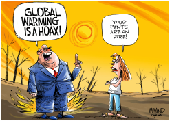GLOBAL WARMING  by Dave Whamond