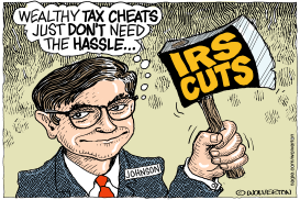 IRS CUTS by Monte Wolverton