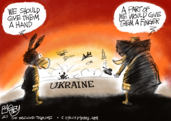 UKRAINE AID by Pat Bagley