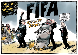 S.ARABIA IS SOCCER ORG'S CHOICE FOR W.C.2034 by Jos Collignon