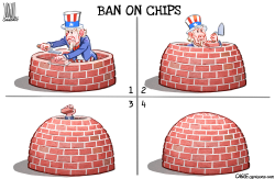 BAN ON CHIPS by Luojie
