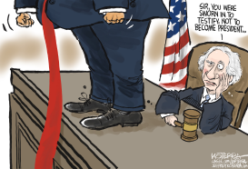 TAKING THE STAND by Jeff Koterba