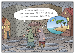 GLOBAL WARMING AND RAIN by Arend van Dam