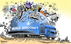 DEMOCRACY IN TROUBLE by Paresh Nath