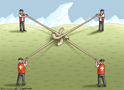 SWITZERLAND MOVES TO THE RIGHT by Marian Kamensky