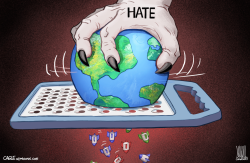 HATRED IS DESTROYING THE WORLD by Luojie