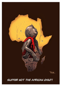 SUFFER NOT THE AFRICAN CHILD by Tayo Fatunla